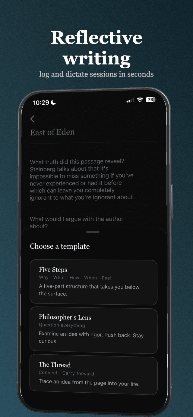 Mnemo App Store showcase template screenshot.